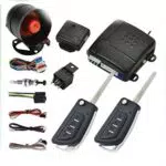 Kit di bloccaggio centrale, kit di telecomando a blocchi centrali Kit di telecomando universale Blocco porta serratura con chiave di ingresso impermeabile