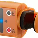 KORG MiniPitch Accordatore Clip On per Ukulele, Orange