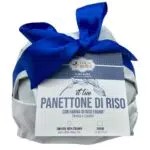 La Rosa dei Risi - Il tuo Panettone di Riso Ebano con Uvetta e Canditi classico