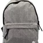 Lacoste Nh4038nz, Borsa Uomo, Grigio Cina Monogramma