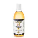 L'AMANDE Bagno Sapone 400 ml Sapone Liquido Derivato dall'Olio di Oliva Sapone Formula Delicata Sapone Liquido Prodotto a Caldo Sapone per Bagno in Vasca Rilassante