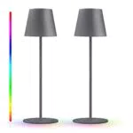 Lampada da Tavolo LED Ricaricabileampada Touch Sense Dimmerabile 8 Colori