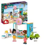 LEGO 41723 Friends Negozio di Ciambelle, Giochi per Bambine e Bambini dai 4 Anni in su con Mini Bamboline Liann e Leo e Scooter