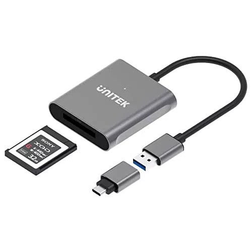 Lettore di schede XQD, Unitek USB3.1 Gen1 Tipo A a XQD