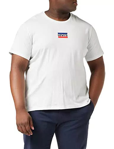Levi's Graphic Crewneck Tee, T-shirt Uomo, Weiß