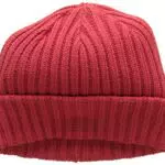 Levi's Ribbed Beanie Cuffia, Rosso, Taglia Unica Uomo