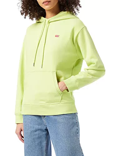 Levi's Standard Hoodie Daiquiri Green, Felpa con cappuccio non grafica Donna