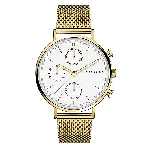 Liebeskind Berlin Orologio Multi-quadrante Quarzo Donna con Cinturino in Acciaio Inox LT-0192-MM