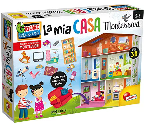 Lisciani Giochi - Montessori Maxi La Mia Casa, 3-6 anni