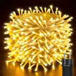 Litogo Luci Albero di Natale Bianco Caldo, 20M 200LED Catena Luminosa Interno e Esterno con 8 Modalità Lucine LED Decorative