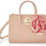 Love Moschino Borsa Pu Nude, BORSA A SPALLA Donna, Rosa Carne