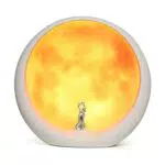 Luna Lampada di Umore Nozze San Valentino Anniversario Regalo Decorazione d'arteatrimonio Santo Bianco Sotto la Luna Piena