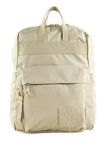 Mandarina Duck Zaino Bianco Md 20 P10qmt17 27x36x10