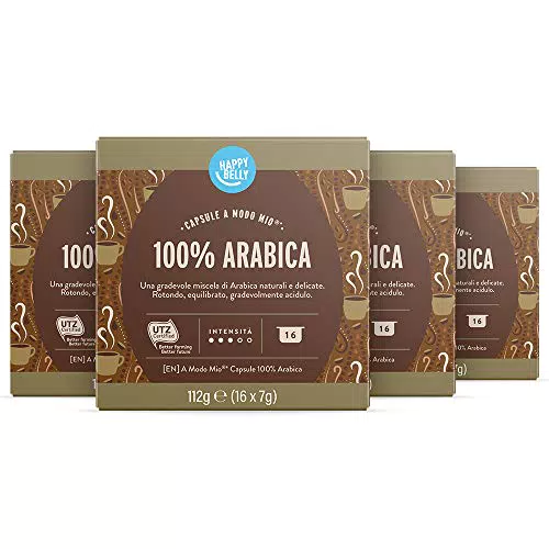 Marchio Amazon - Happy Belly Capsule A Modo Mio 100% Arabica
