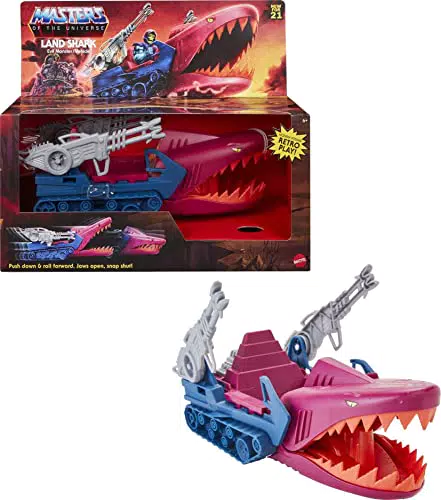 Mega Construx Masters of the Universe Veicolo Land Shark con Cannoni Laser