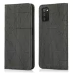MIKULLE Cover a Libro Samsung Galaxy A03S, Custodia in Pelle Samsung Galaxy A03S Magnetica Cover