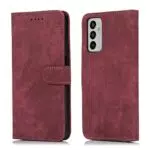 Mikulle Cover Samsung Galaxy M13 4G Libro, Custodia in Magnetica Flip PU Portafoglio per Samsung Galaxy M13 4G - Rosso