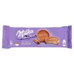 Milka, Choco Wafer, Wafer Croccante e Goloso con una Copertura di Cioccolato al Latte Milka