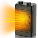 Mini Termoventilatore Ceramicotufetta Elettrica Basso Consumo con 3 Modalità e Oscillazione 70°tufa Elettrica con Protezione da Surriscaldamento e Ribaltamento per Camera da Letto