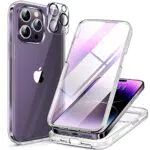 Miracase Glass Series Progettata per Cover iPhone 14 Pro, trasparente