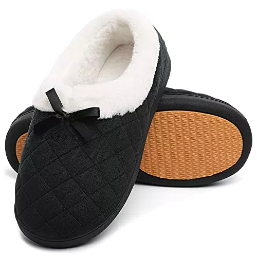 Mishansha Pantofole Donna Invernali Calde e Morbide Ciabatte Casa Memory Foam Comode Dolce Pantofola Leggere Antiscivolo per Interno & Esterno
