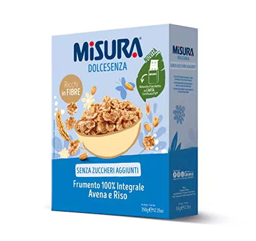 Misura Cereali Integrali Fiocchi di Frumento Dolcesenza