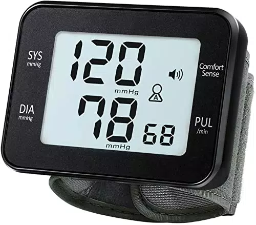 Misuratore di Pressione da Polso, 2 × 90 Memorie Utente