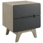 Modway Origin - Comodino moderno a 2 cassetti per camera da letto