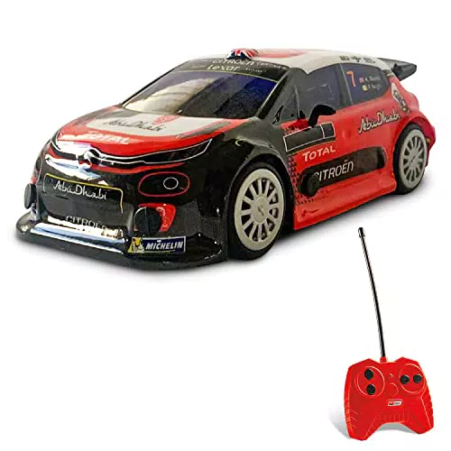 Mondo Motors - Citroen C3 WRC - modello in scala 1:28 - fino a 10 km/h di velocità - auto giocattolo per bambini - 63542