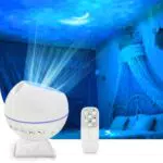 Moredig Proiettore Stelle Soffittoampada Stelle Proiettore Galaxy LED Nebulosa Cielo Stellato ​Nuvola Luna luce notturna con Telecomando