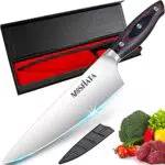 MOSFiATA Coltelli da Cucina, Coltello da Cucina Professionale Coltello Chef con Fodero