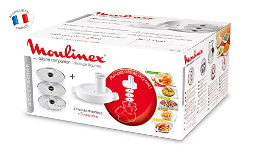 Moulinex XF3831 Accessorio Taglia Verdura per Cuisine Companion