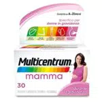 Multicentrum Mamma, Integratore Alimentare Multivitaminico e Multiminerale per le donne in gravidanza