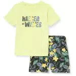 Name It NMMZOLTAN Shorts Set Maglietta e Pantalonciniunny Lime