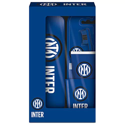 Naturaverde, Kids - Football Team - Inter Oral Care Kitpazzolino da Denti Manuale con Setole Medie