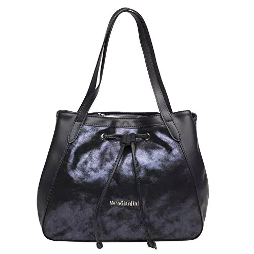 Nero Giardini A844016D Bauletto Da Donna In Materiale Tecnico - Blu PZ EU