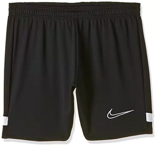 Nike Dri-Fit Academyhort da Calcio Unisex-Adulto, Nero/Bianco/Bianco/Bianco