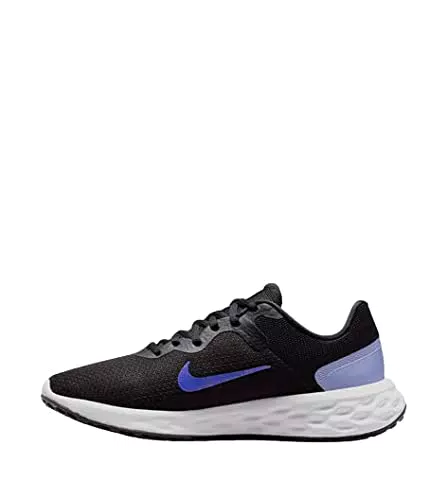Nike Revolution 6 Next Natureneaker Donna, Black/Lapis-Light Thistle-White