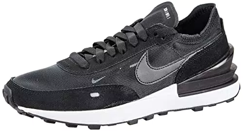 Nike Waffle Oneneaker Uomo, Black/Black-White-Orange