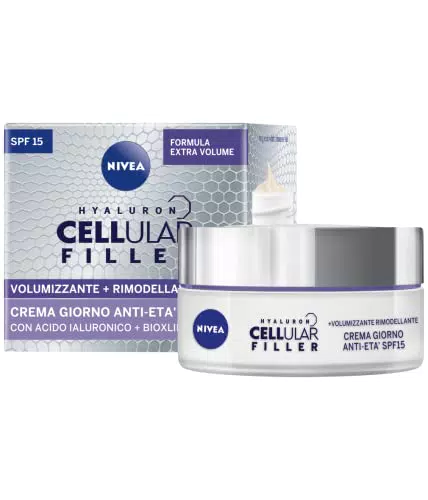 Nivea Hyaluron Cellular Filler Crema Giorno Anti-Età Volumizzante SPF15