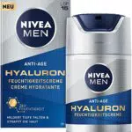 Nivea Men, Crema viso Anti-Age Hyaluron, idratante, per uomo