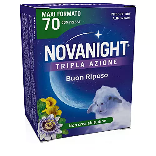 NOVANIGHT Tripla Azione Sonno Rigenerante, 70 Compresse + shopper