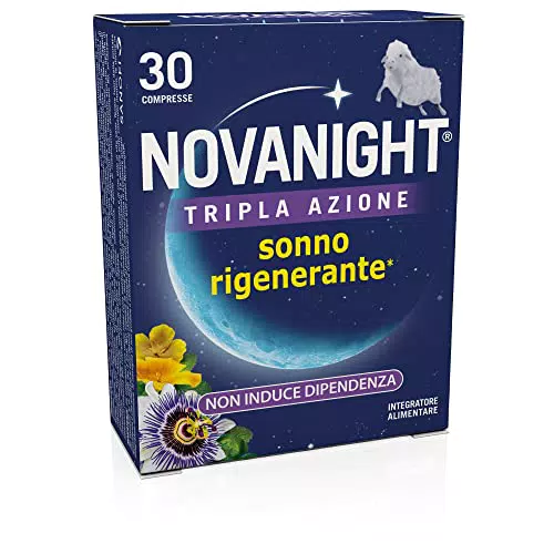 NOVANIGHT Tripla Azione Sonno Rigenerante, 30 Compresse