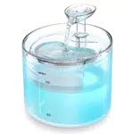 NPET Fontanella per gatti, 1.6L fontana Gatti Cani, 1 filtri Distributore Automatico di Acqua Cani