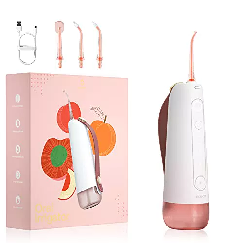 Oclean W10 idropulsore dentale senza fili con 4 punte a getto sostituibili