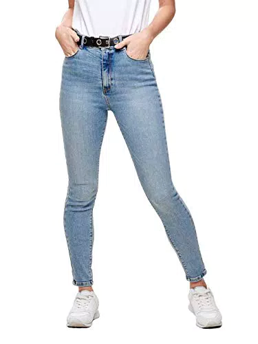 ONLY ONLMILA HW SK Ank Jeans BJ13502-1 Noos Skinny, Blu