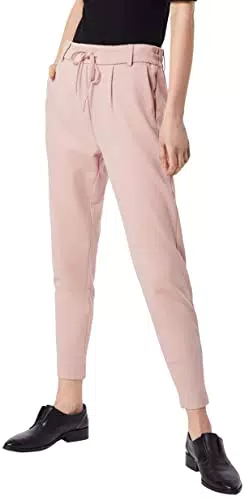 ONLY Poptrash Trousers Pantaloni, Pale Mauve / 32 Donna