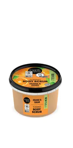 Organic Shop Scrub Corpo All'arancia Siciliana, 250 ml