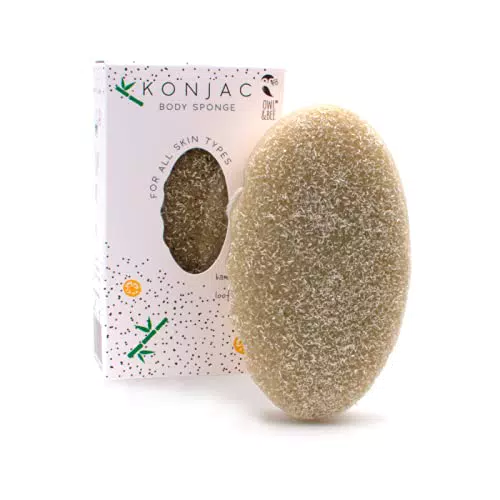 Owl & Bee - Spugna Konjac per il corpo - Per tutti i tipi di pelle