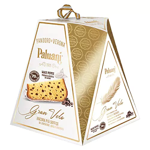 Pandoro Paluani Gran Velo Pandoro di Verona Con Gocce di Cioccolato 900 g